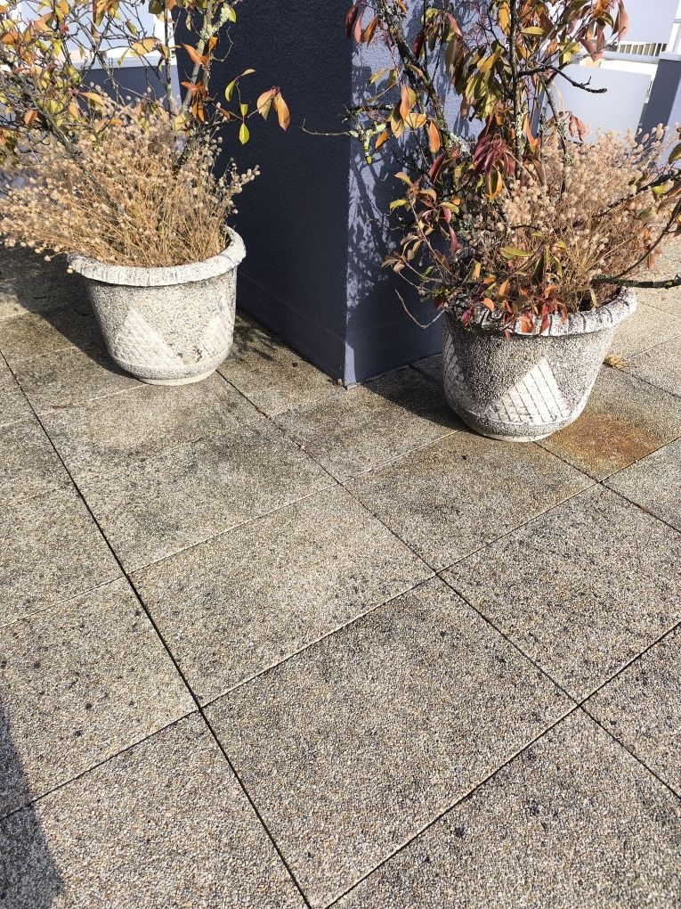 Dou Floreiras de madeira
