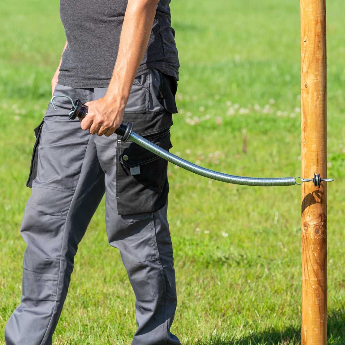 Uchwyt bramowy ze sprężyną, 5 m, Kerbl