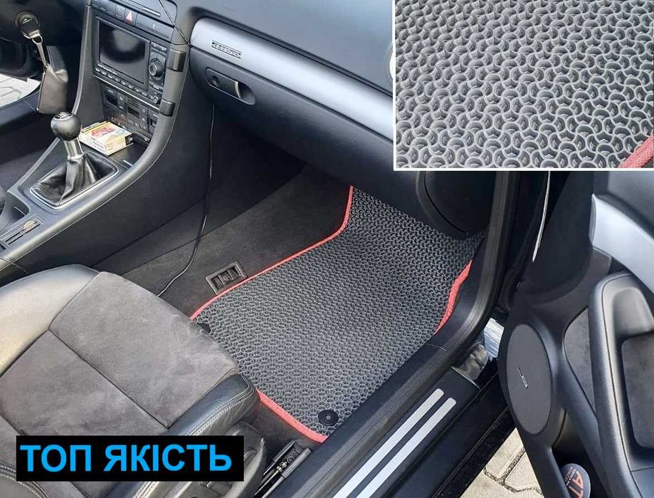 РОЗПРОДАЖ EVA ЕВА Коврики в Авто Багажник Килимки + 2 ЛОГО і Підпятник
