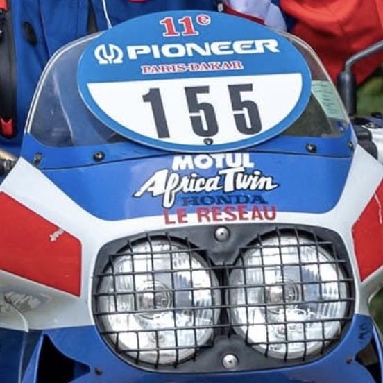 Porta numeros retro dakar