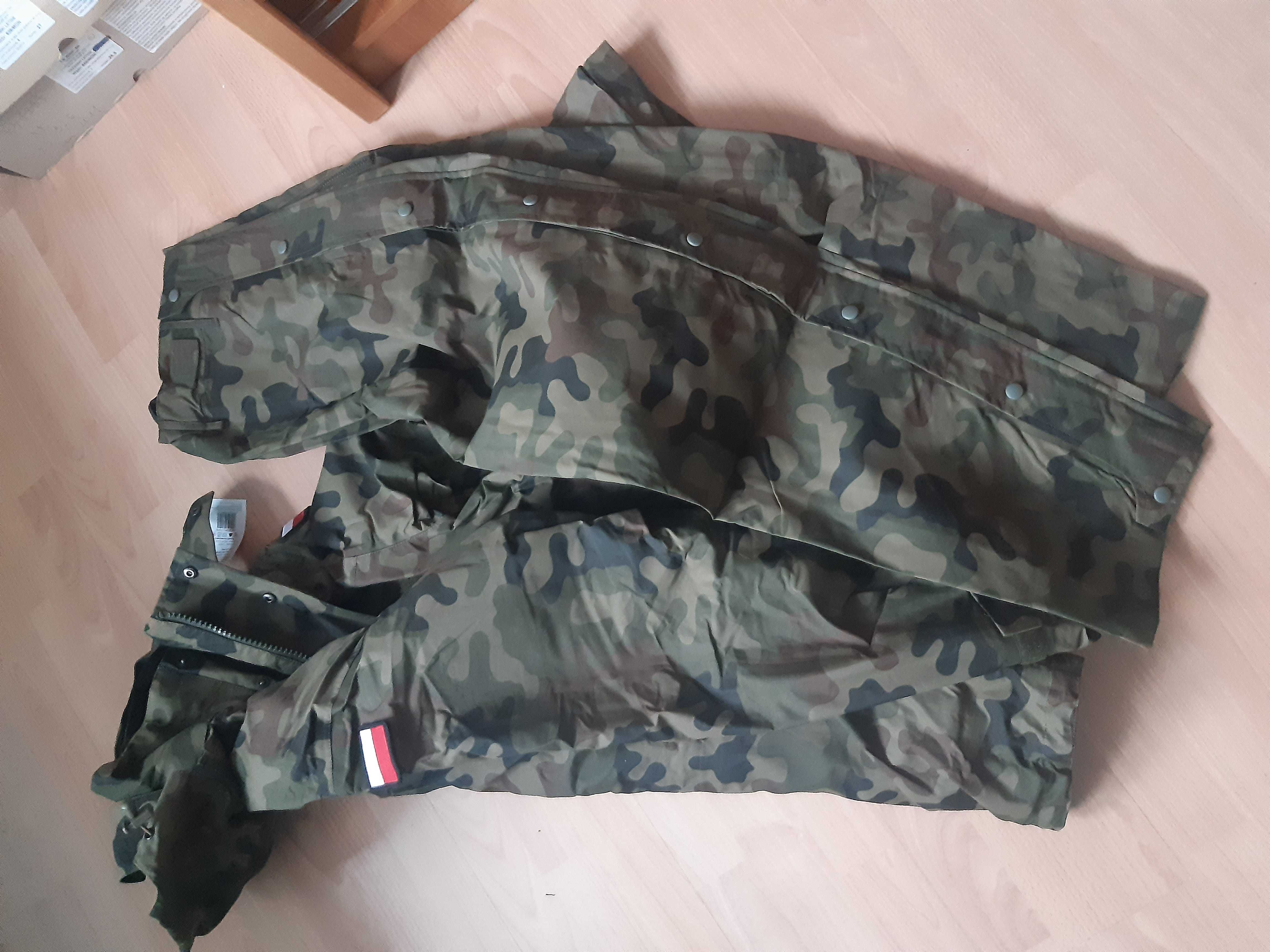 Ubranie ochronne 128mon,goretex roz.M/XL,kurtka wojskowa,polar,spodnie