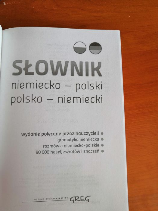Słownik niemiecko - polski NOWY