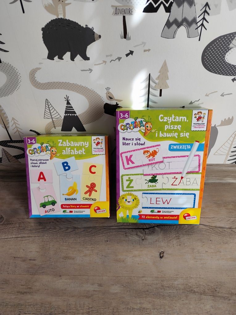 Zestaw puzzli edukacyjnych Carotina