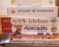 Zestaw edukacyjny cyferki literki sylaby Trefl Alexander
