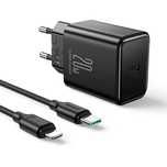 Ładowarka sieciowa USB Typ C 20W Joyroom + kabel Typ C - Lightning