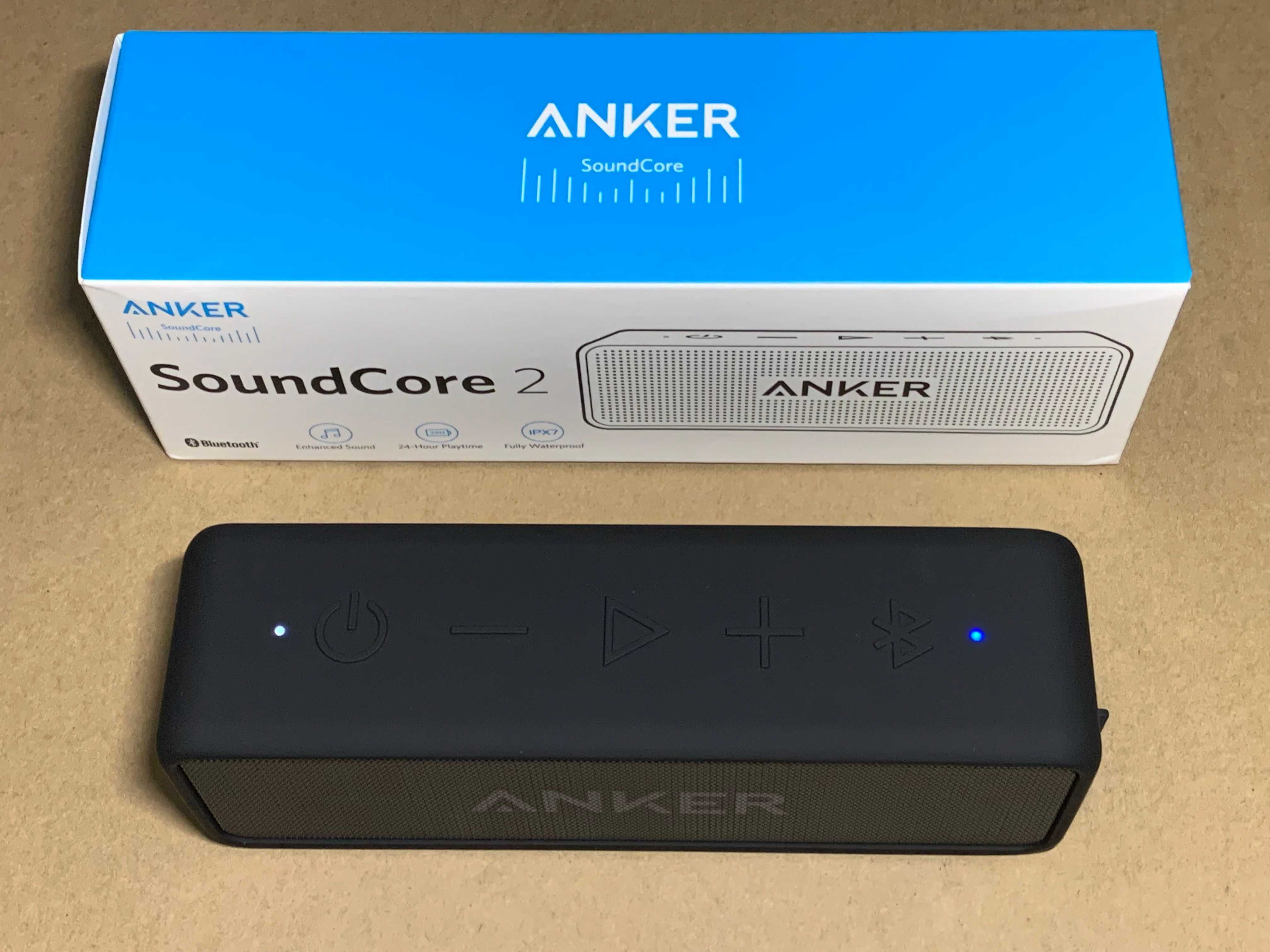 ANKER SoundCore 2 портативная стерео акустика (Bluetooth v5) Original