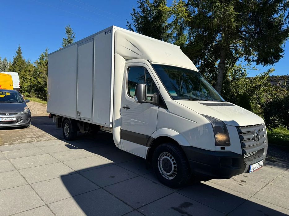 Volkswagen CRAFTER KONTENER WINDA KLIMATYZACJA  Sprowadzony Zarejstrowany Opłacony Gotowy do Pracy