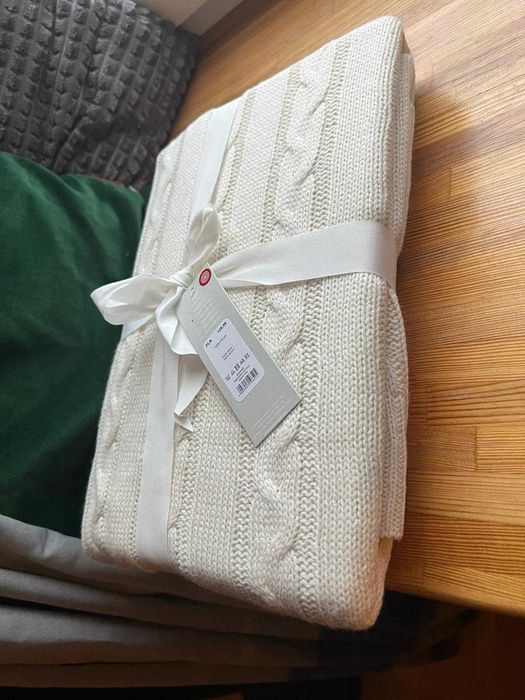 Okazja  Nowy koc pleciony Home&You - 130 x 170 cm