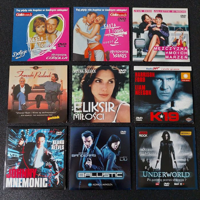 29 filmów na DVD Uprowadzona John Rambo Eliksir Miłości