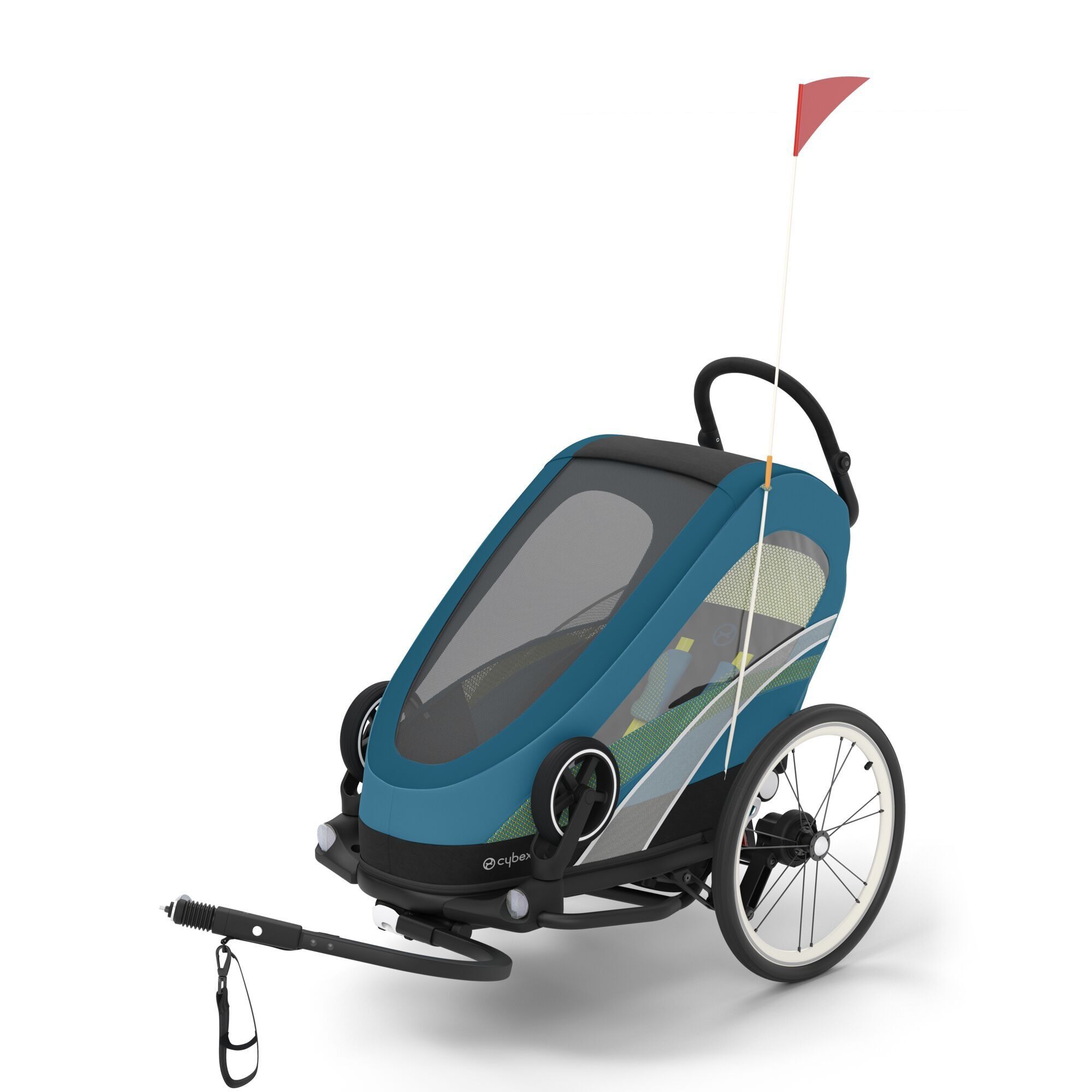 Cybex Zeno Bike Maliblue wózek przyczepka rowerowa pojedyncza