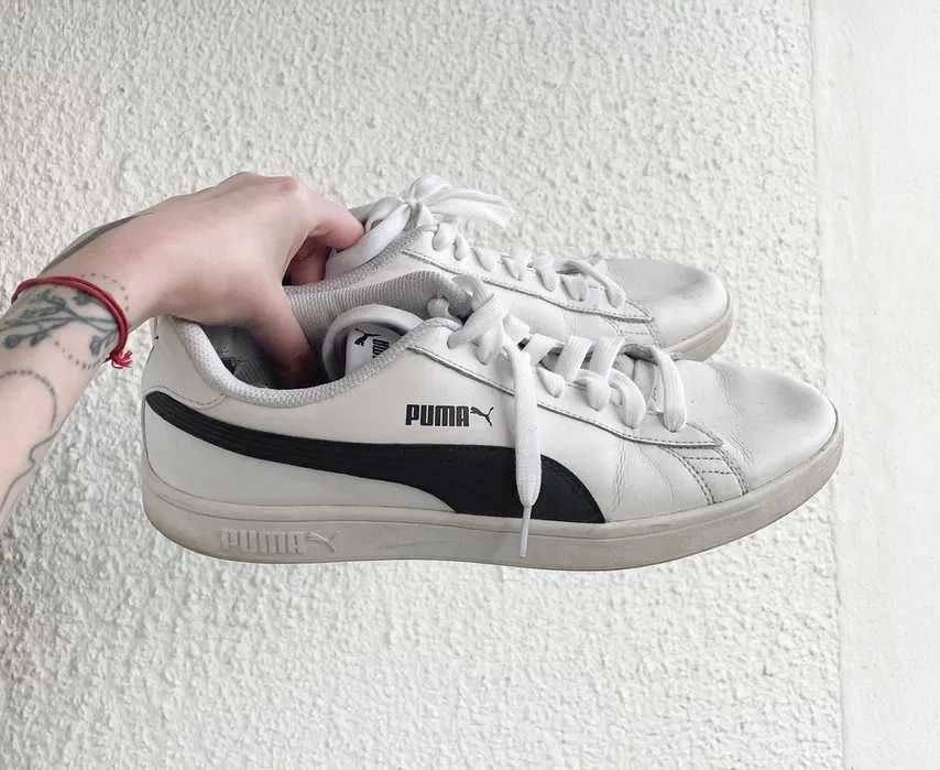 Białe sneakersy sportowe męskie Puma 42/43