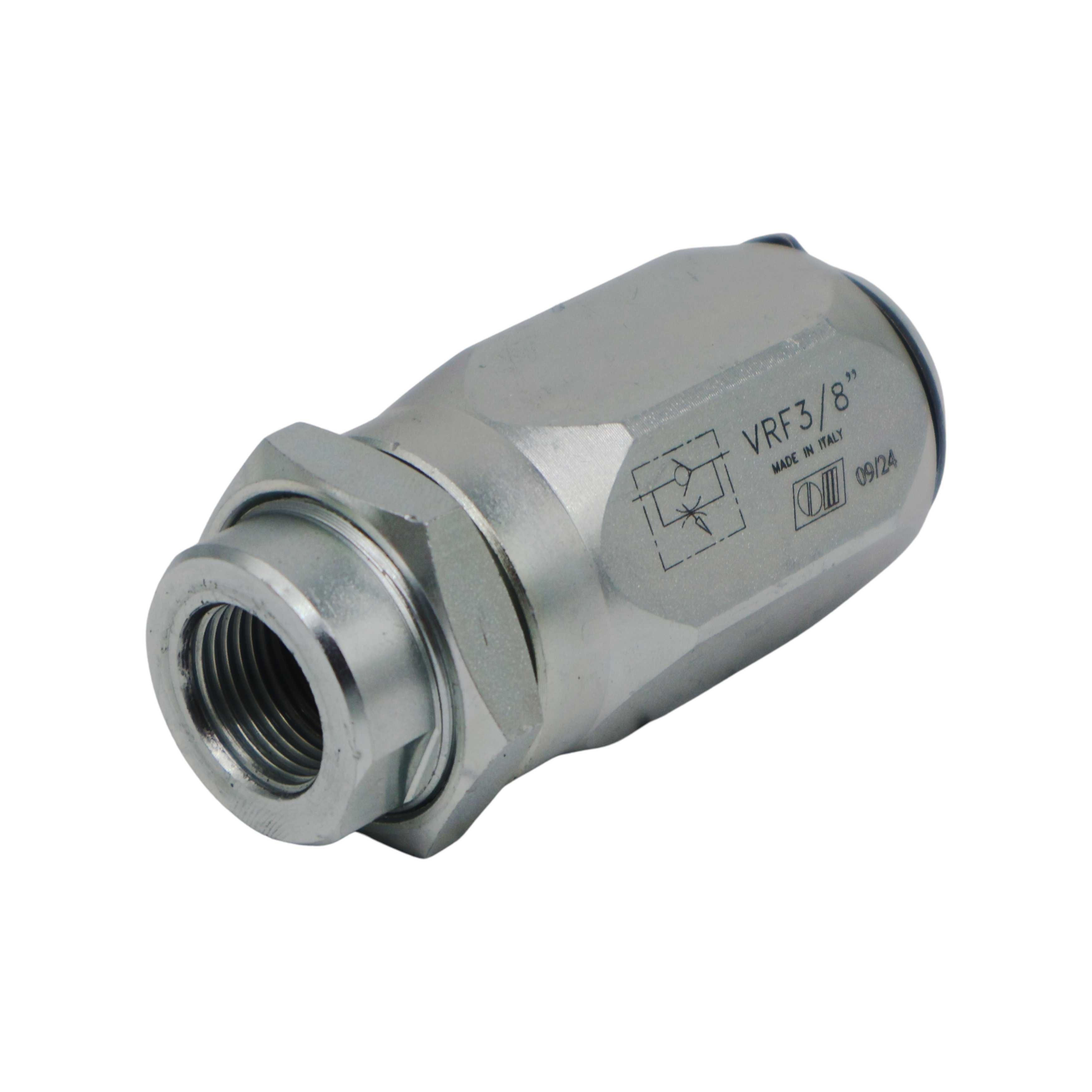 ZAWÓR Hydrauliczny Dławiąco-Zwrotny VRF 3/8" Baryłkowy [4453]