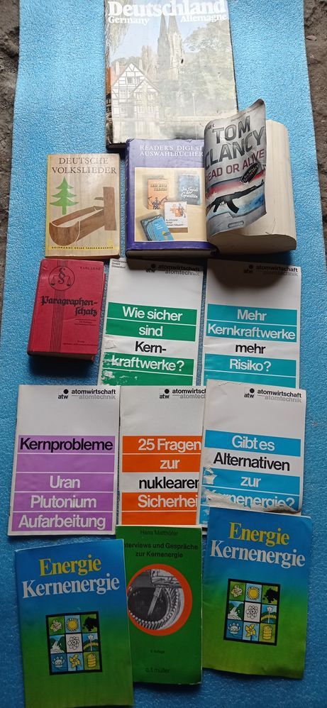 Książki Ogromny karton książek Niemieckich 100 sztuk