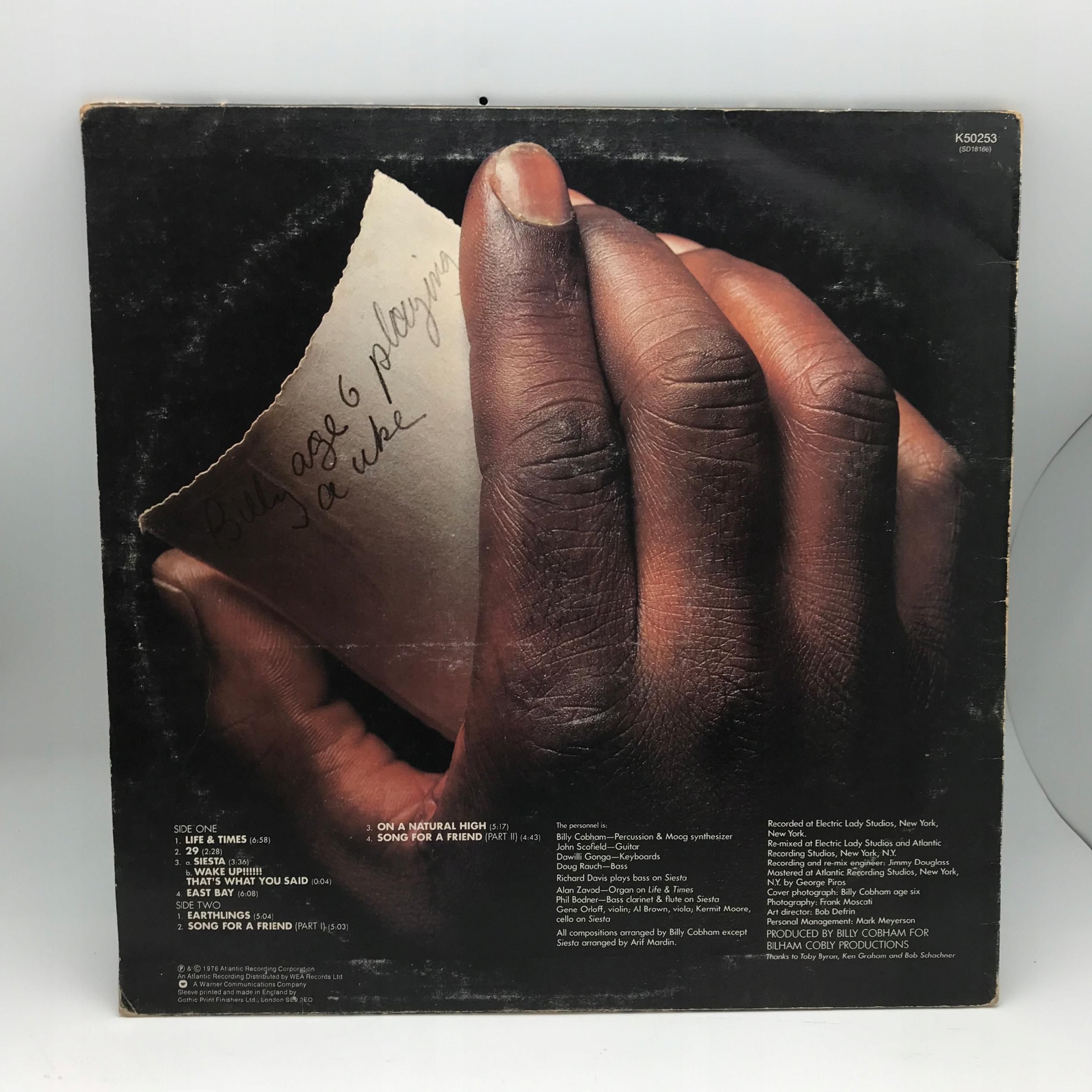 winyl - billy cobham - life & times