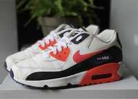 Buty NIKE Air Max 90 - biało czerwone - 38.5