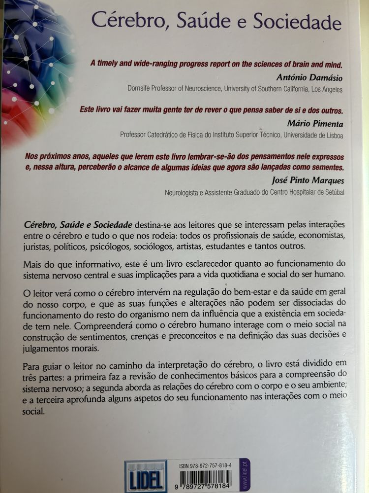 Livro “Cérebro, Saúde e Sociedade”