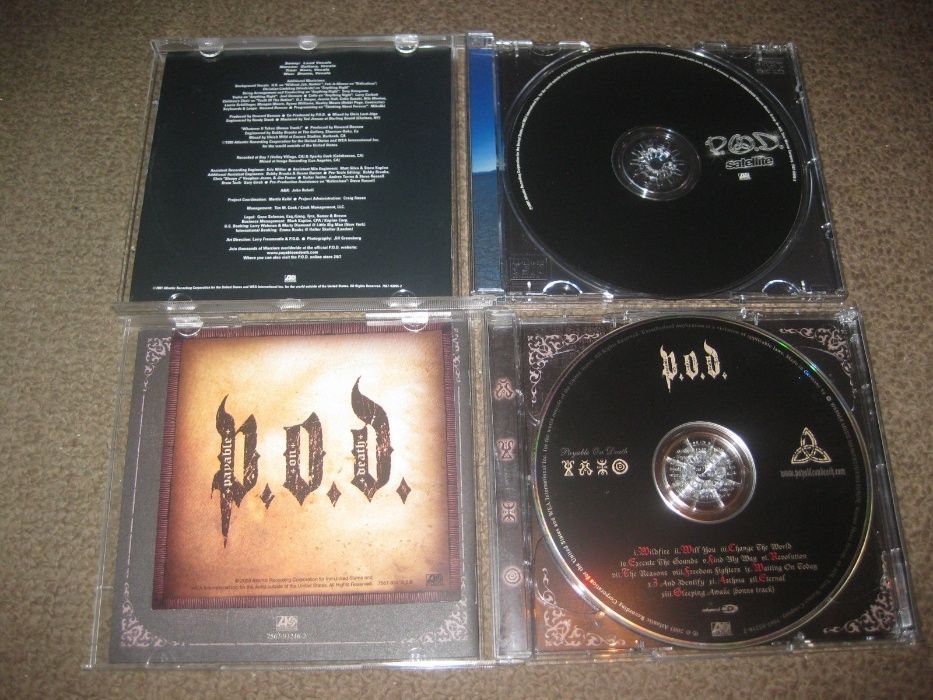 2 CDs dos "P.O.D." Portes Grátis!