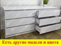 Комод на 6 ящиков без ручек в спальню прихожую. Тумба под телевизор