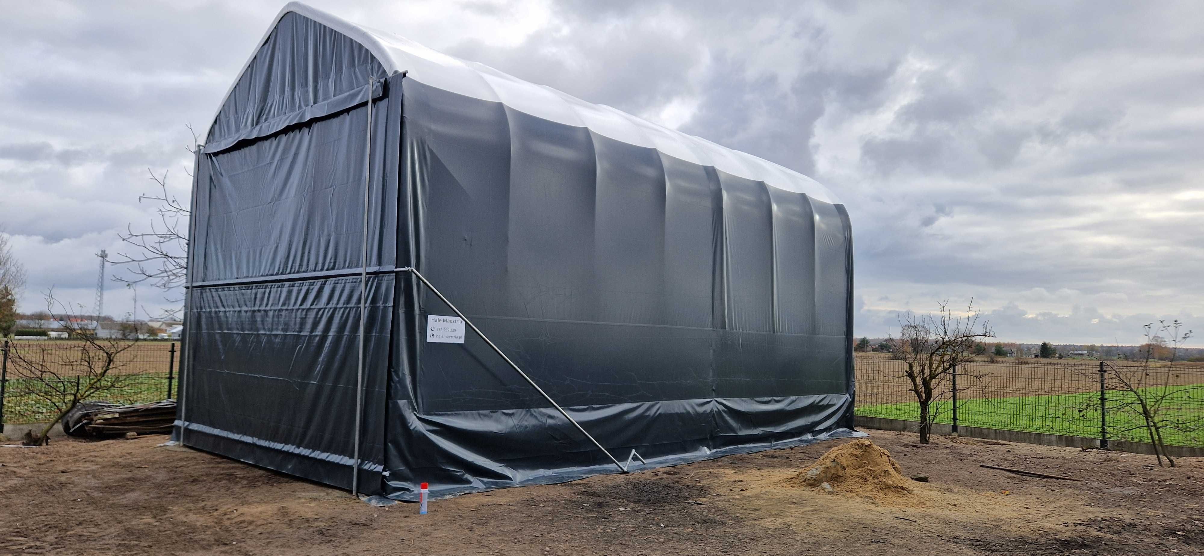 Hala łukowa 6x12x6 wiata garaż na kombajn bez pozwolenia i zgłoszenia