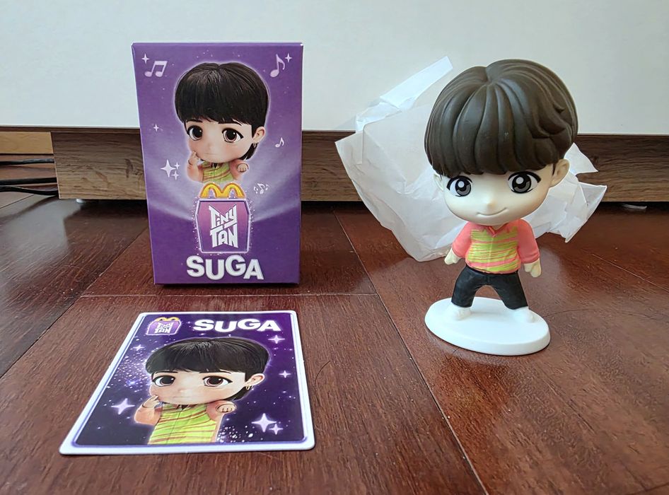 5 Brinquedos TinyTAN - Jung Kook, j-hope, V, SUGA e RM