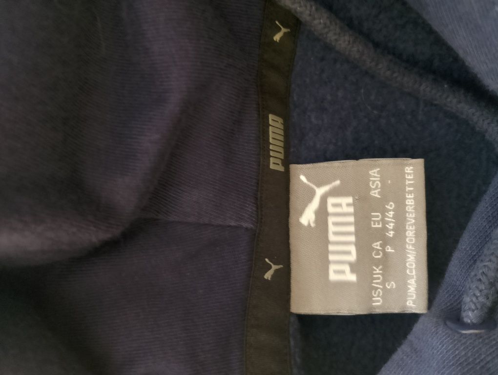 Bluza granatowa Puma z kapturem