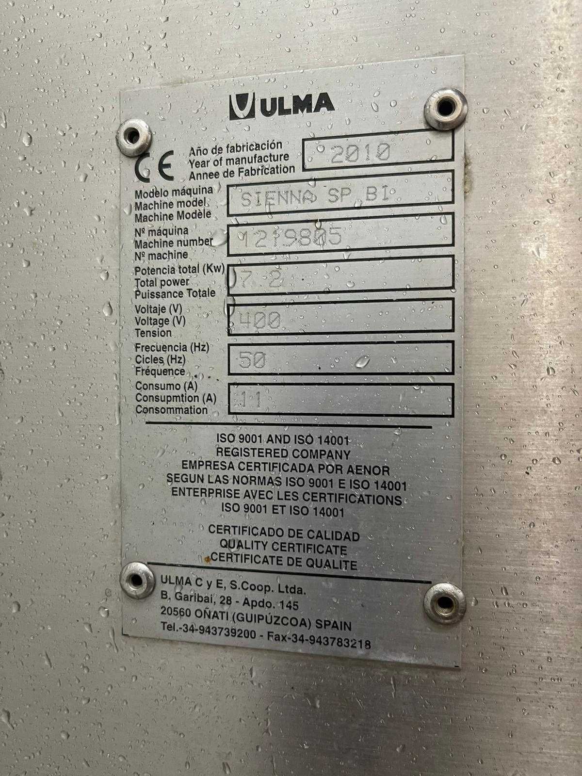 Embaladora Higienizadora Sienna  SP+ Túnel Retração 45x90 (Ulma)