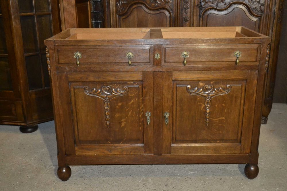 komoda secesyjna . 1920 , dąb