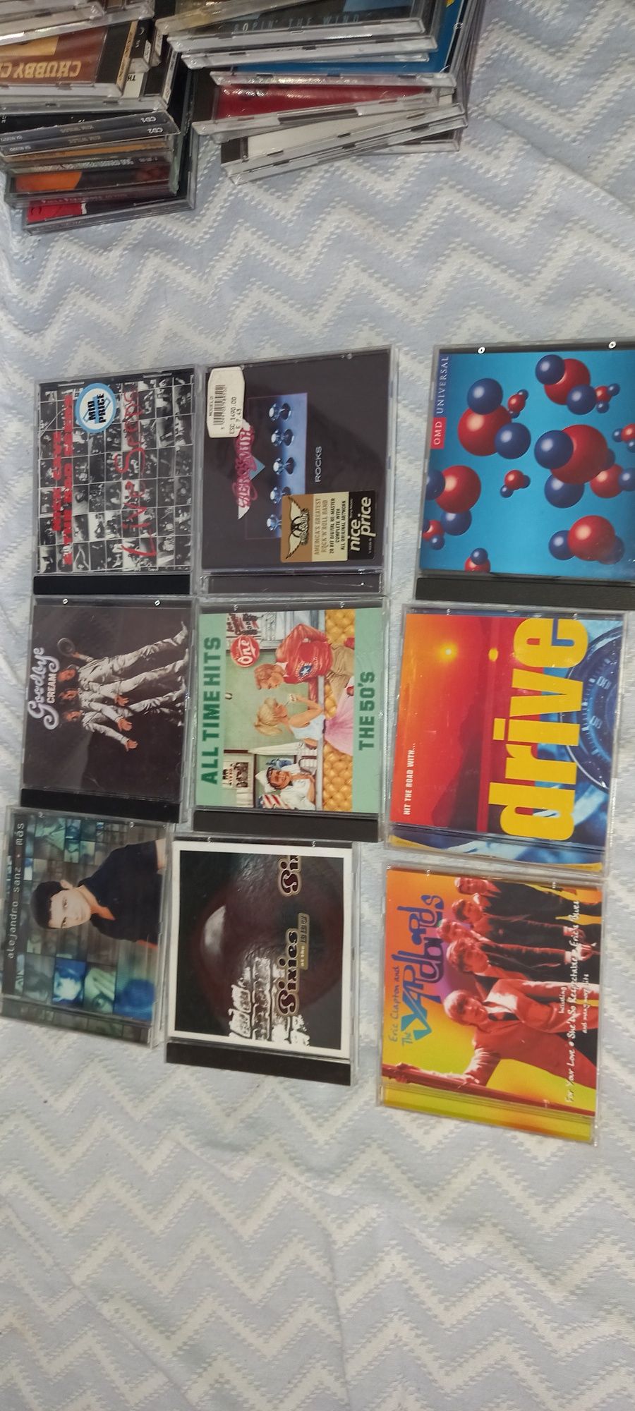 Cd's vários tipos de música