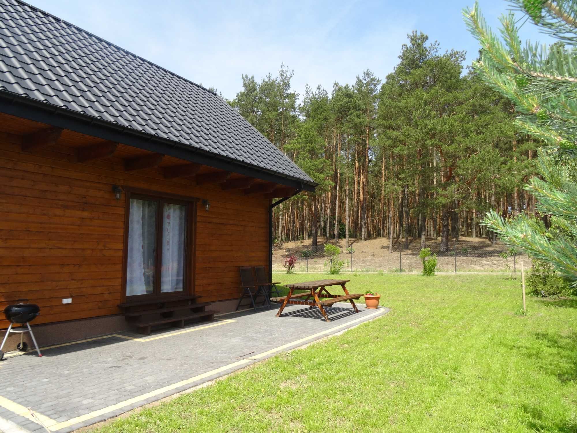 Domki nad jeziorem Skrzyneckim z prywatnym łowiskiem