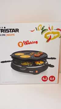 Grill elektryczny TriStar, czarny 800 W Raclette