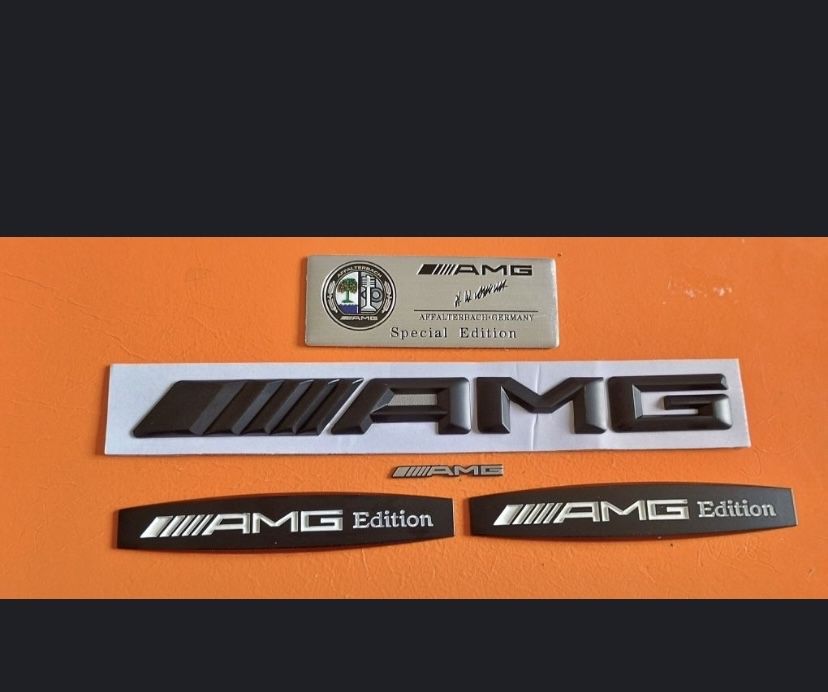 Kit 5 emblemas AMG
