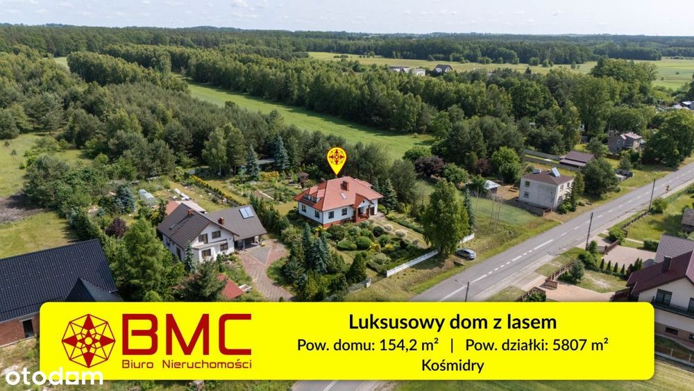 Kośmidry luksusowy dom z lasem
