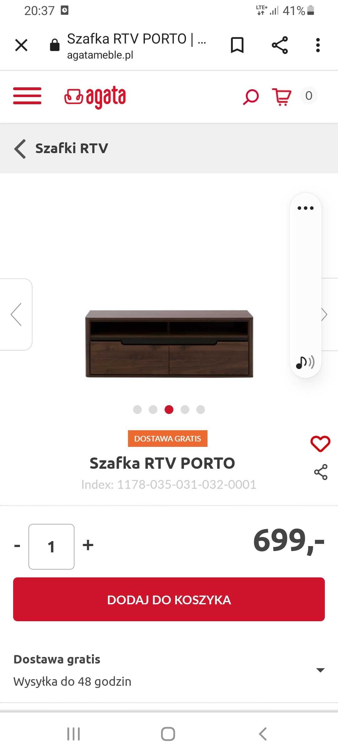 Szprzedam meble do salonu