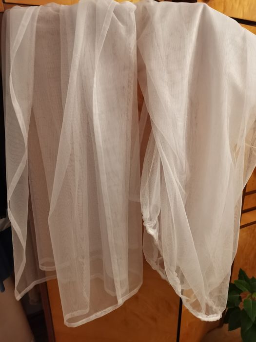 Gładka firanka siateczka 2 szt