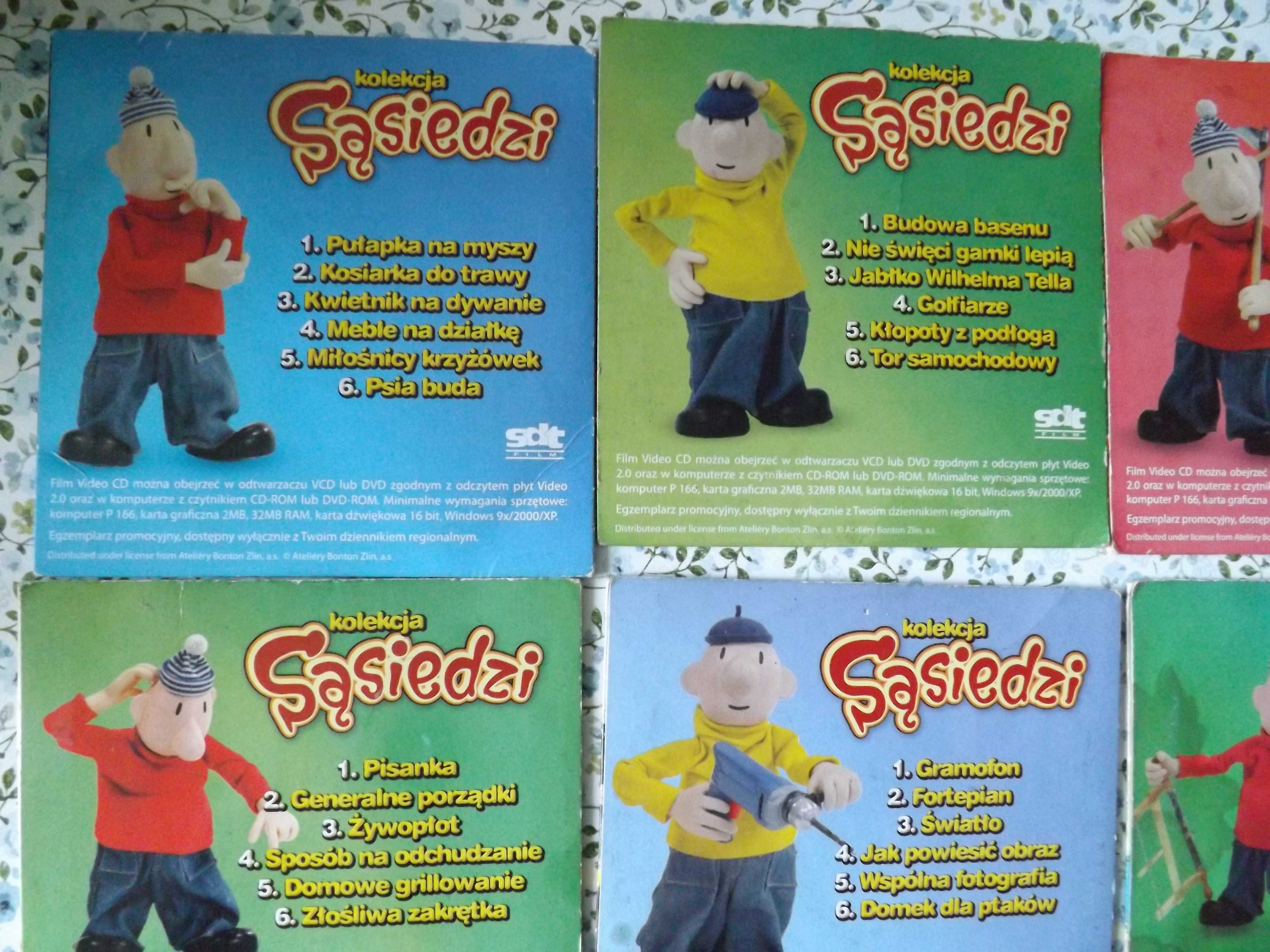Sąsiedzi, Mat i Pat, 60 bajek na vcd kolekcja
