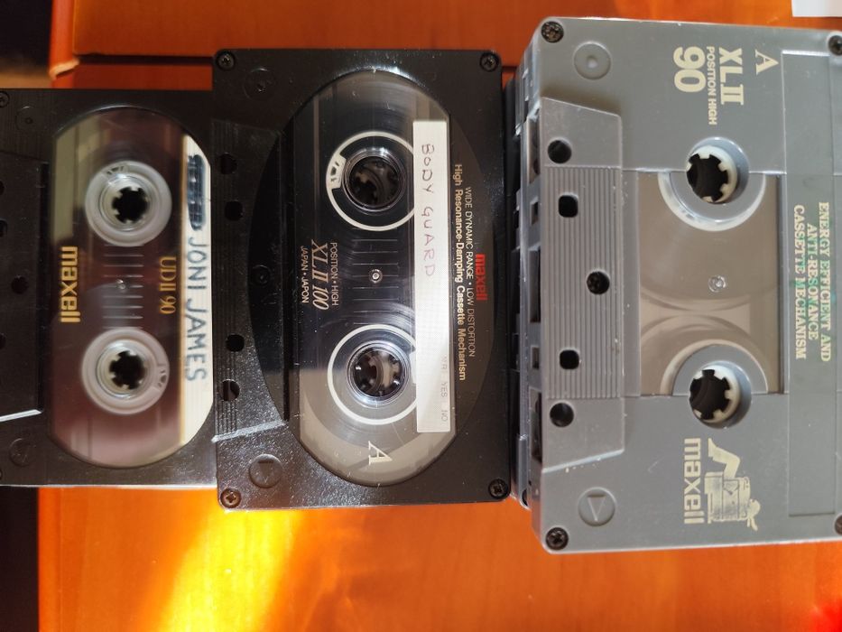 Używane kasety chrom Maxell