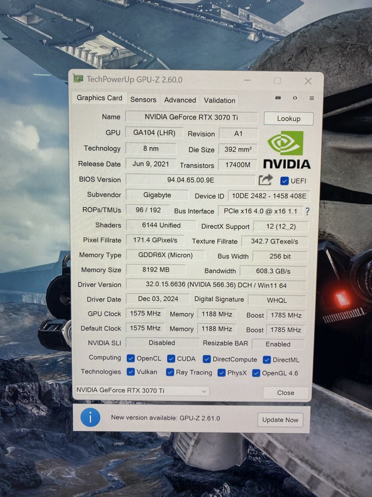 Игровой ПК, RTX 3070ti, i5 10600, 32gb, 1.5 TB, Wifi-Bluetooth