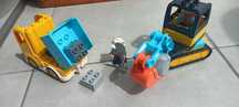 Klocki LEGO Duplo 10931 Wywrotka Koparka Budowa 2+