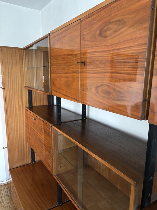 Meblościanka wysoki połysk prl regał