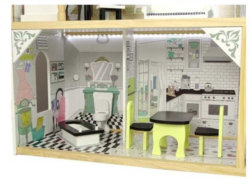 Domek dla lalek drewniana Willa Wioletta -Nowy