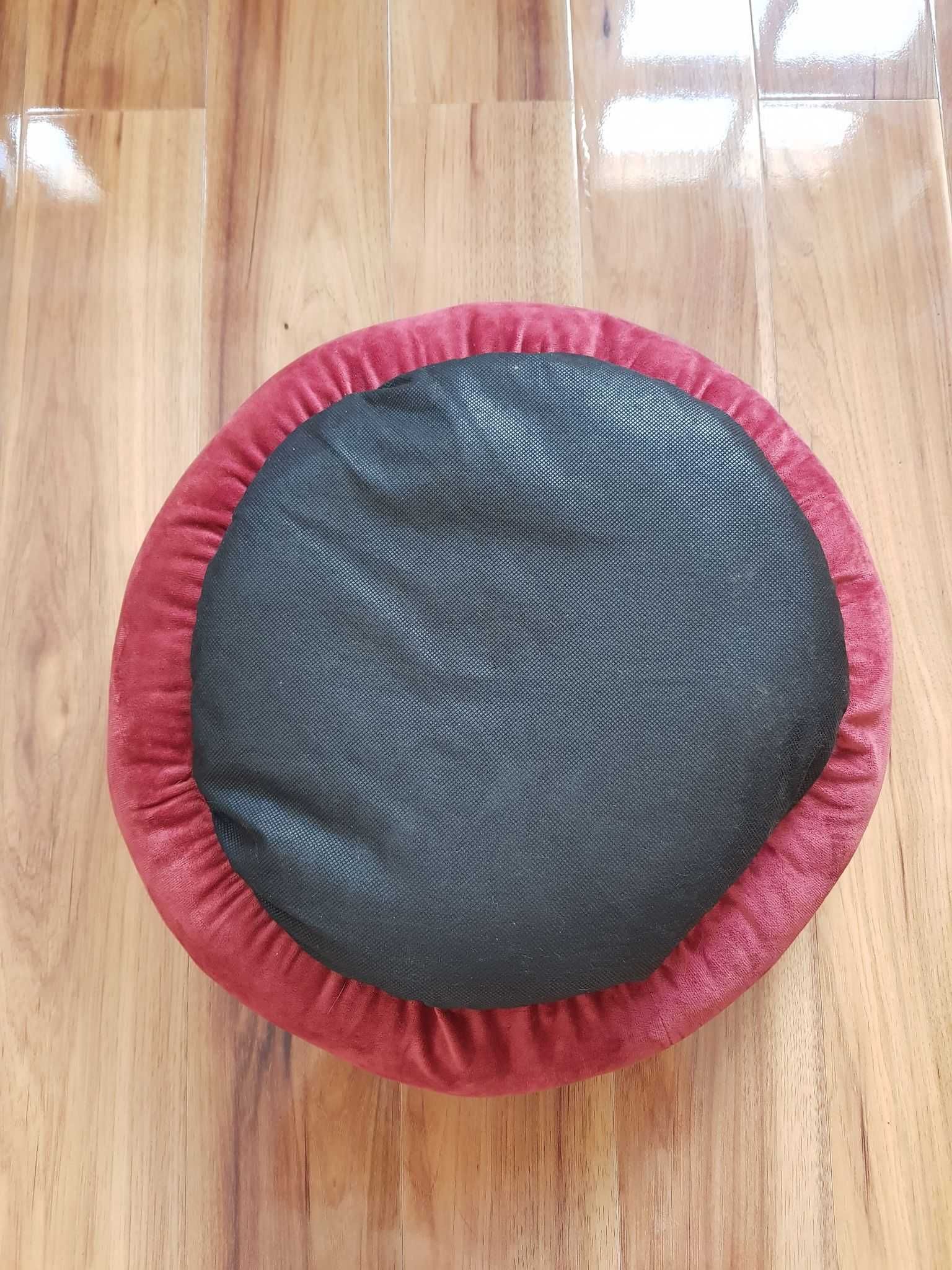 FIT+FUN Legowisko dla psa kota Donut czerwone okrągłe legowiska
