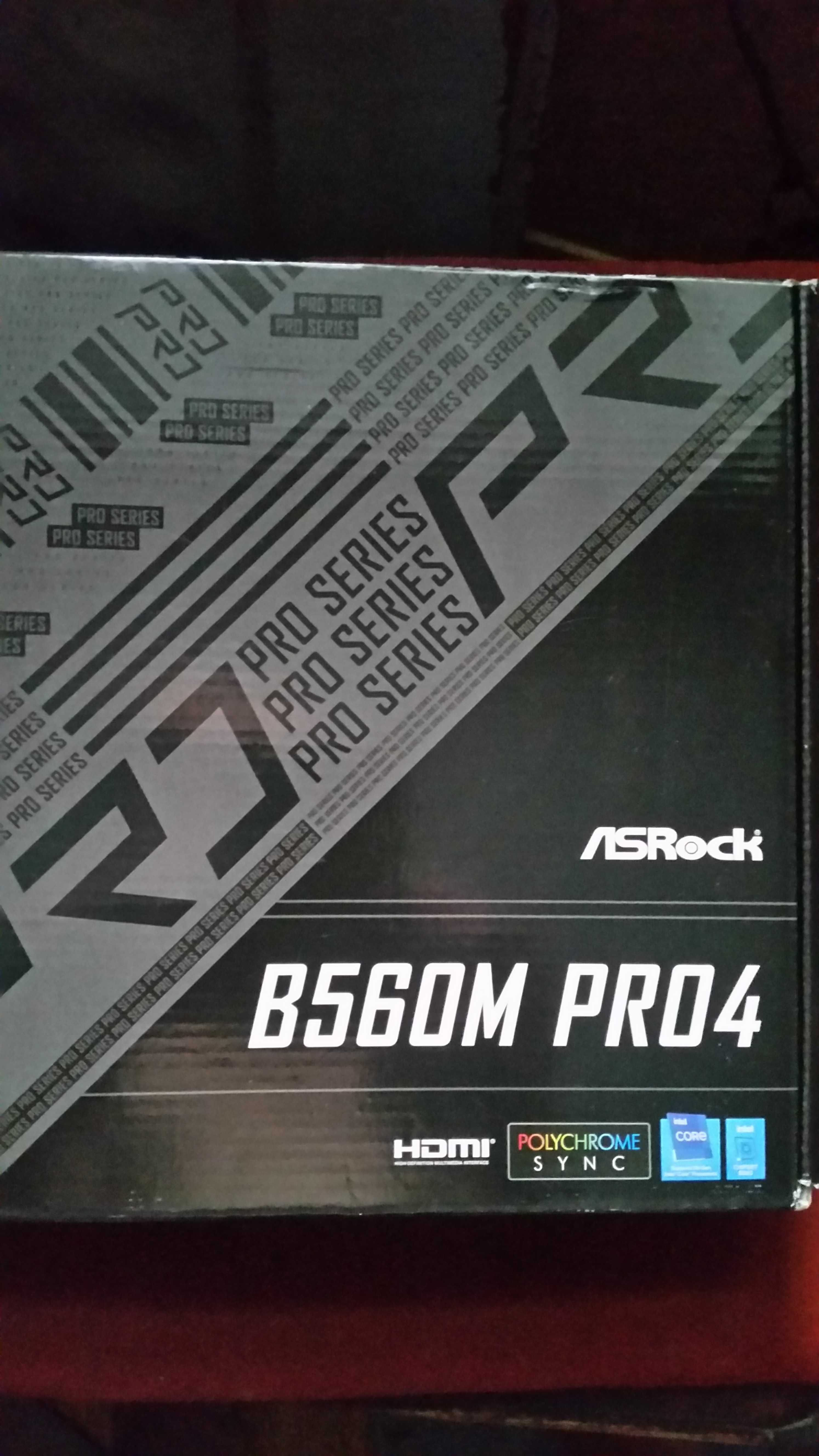 Материнська плата Asrock B560m Pro4