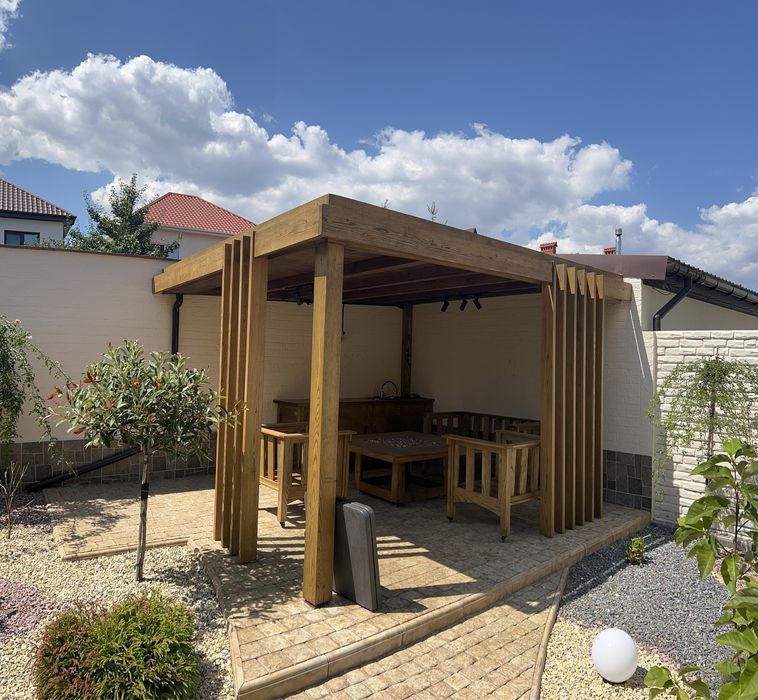 Столярные работы под заказ. Беседки и Перголы