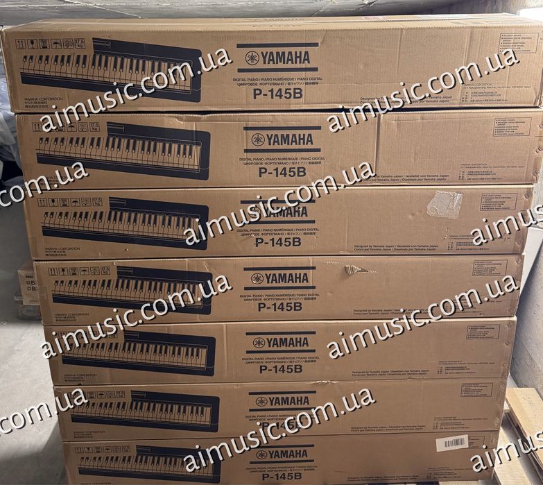 Цифрове піаніно Yamaha P-145 B + Подарунки на Вибір!