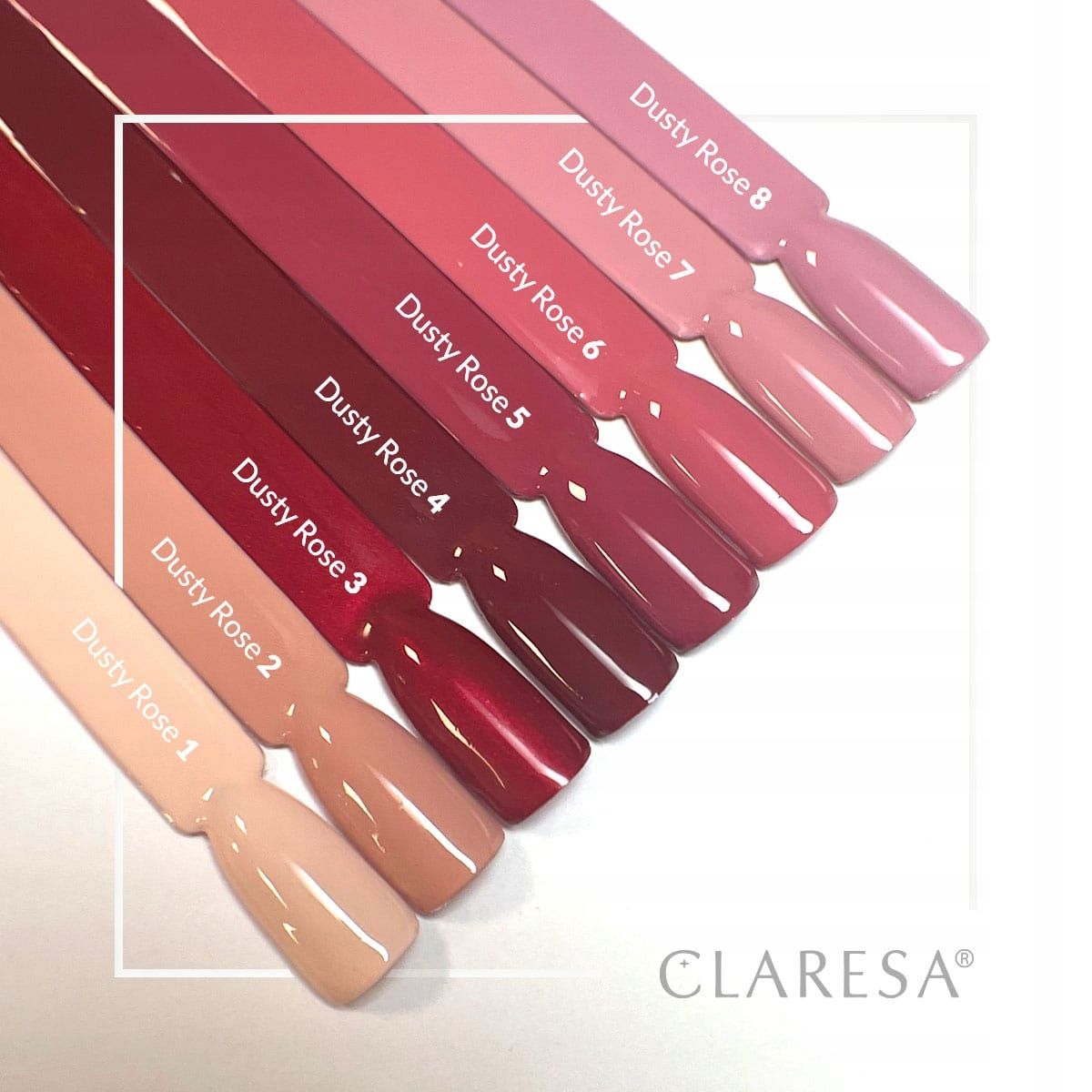 Claresa Lakier Hybrydowy Dusty Rose 8 - 5Ml