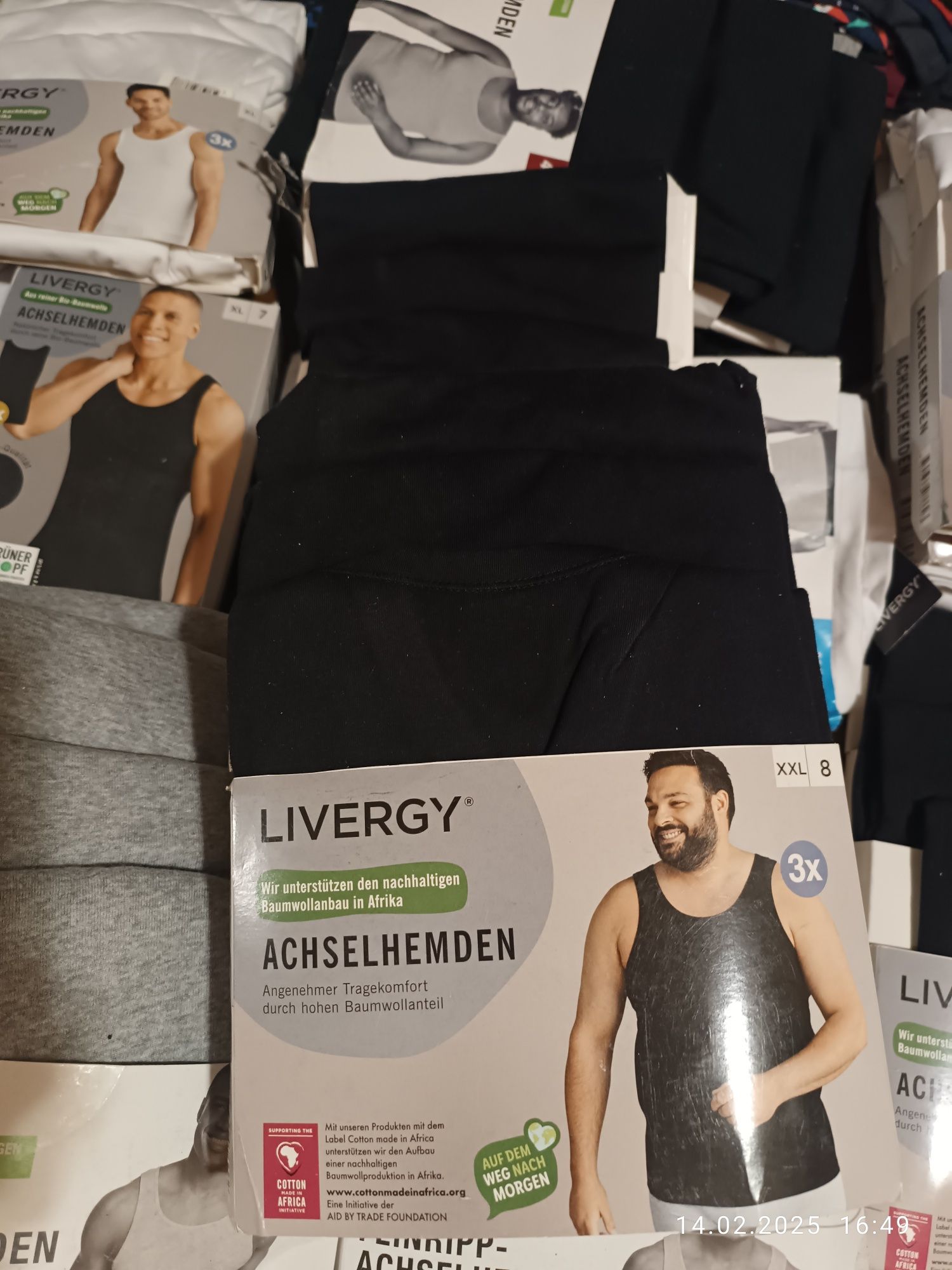 Чоловічі майки бренд  Livergy Німеччина