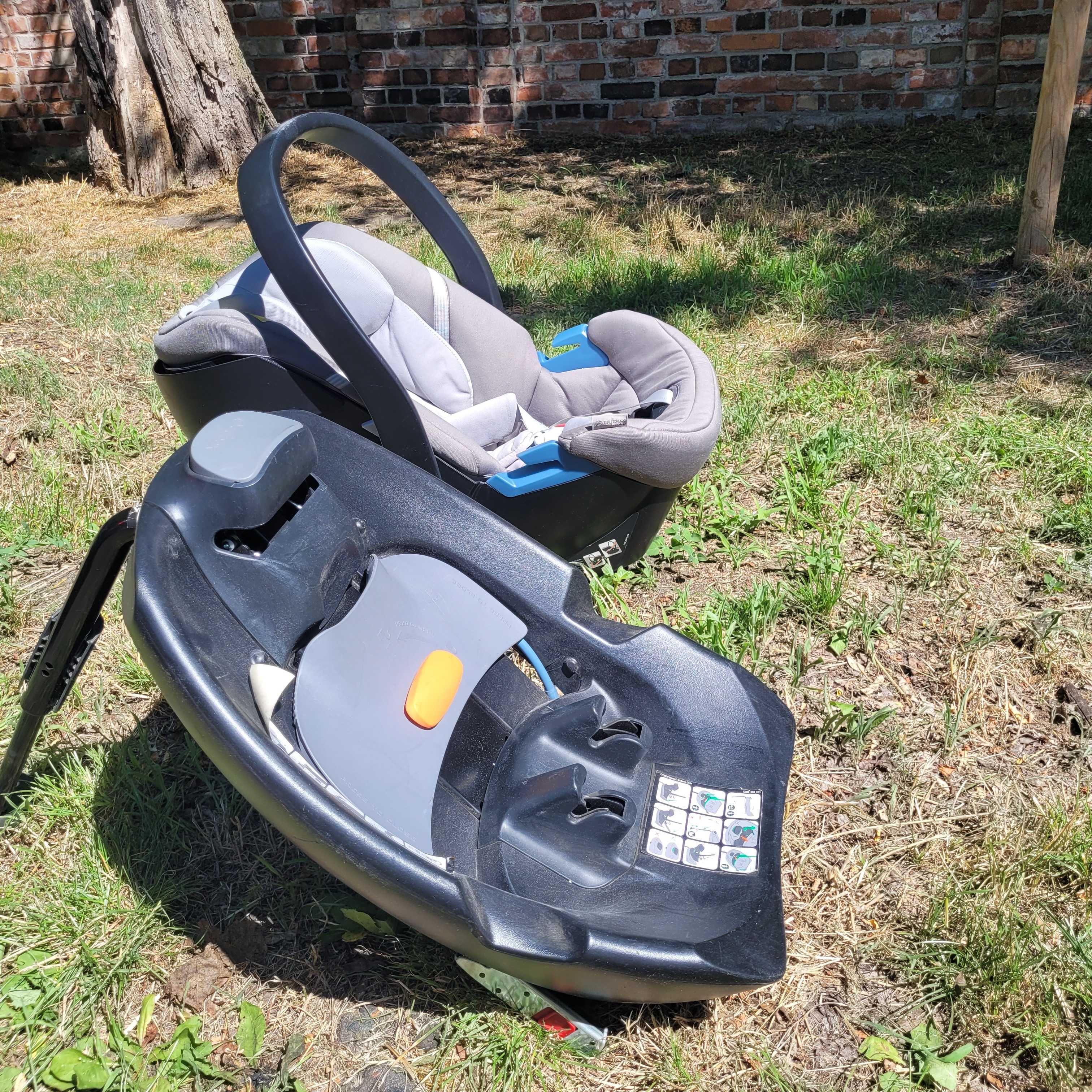 Fotelik/nosidełko Cybex Aton 4 wraz z bazą montowaną na ISOFIX