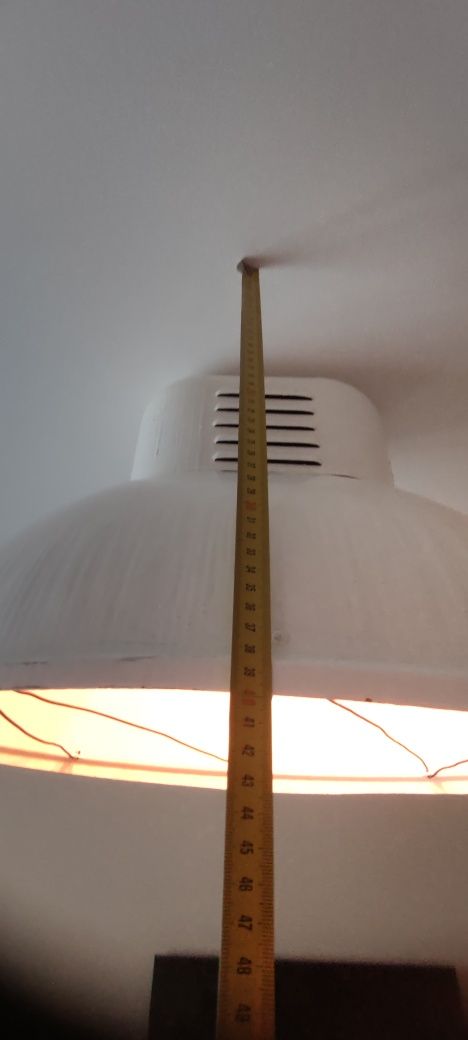 Lampa loft retro PRL handmade