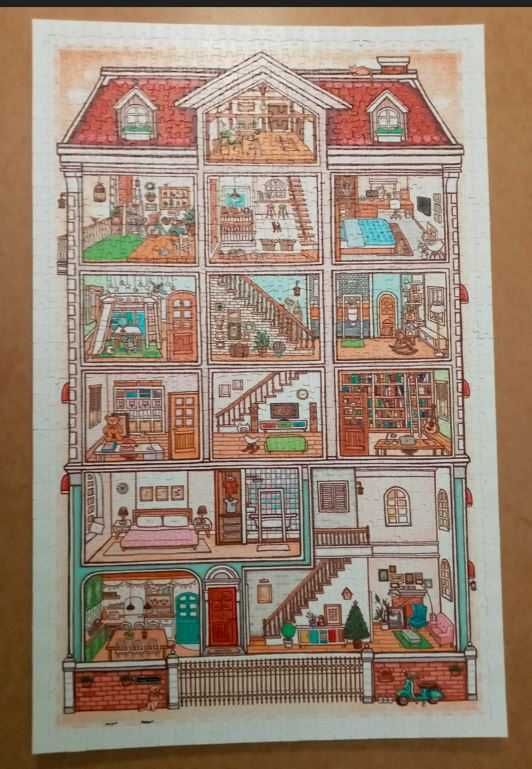 Puzzle Pintoo 1000 "Sweet Home", plastikowe