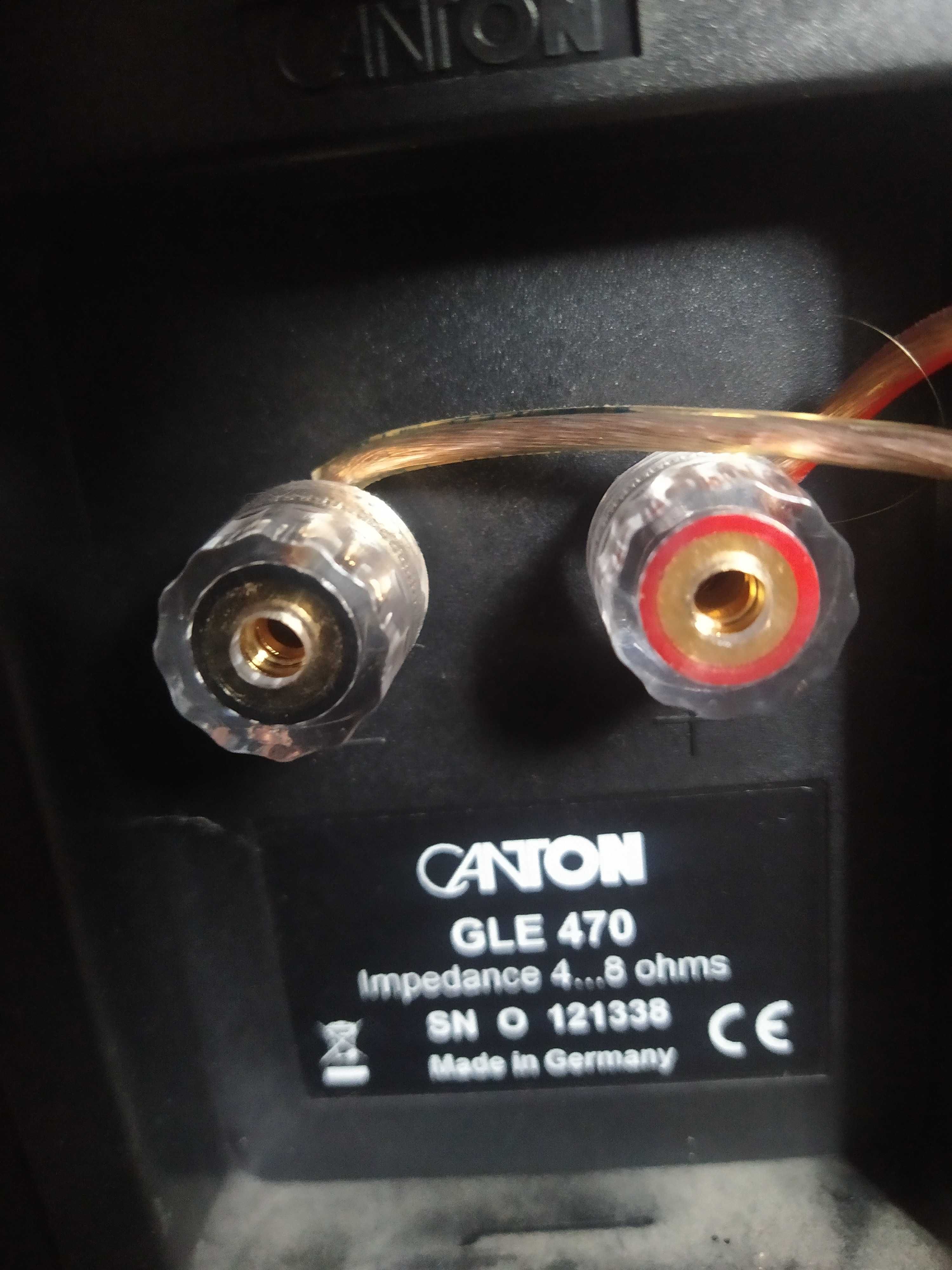 Sprzedam kolumny CANTON GLE 470 czarne.